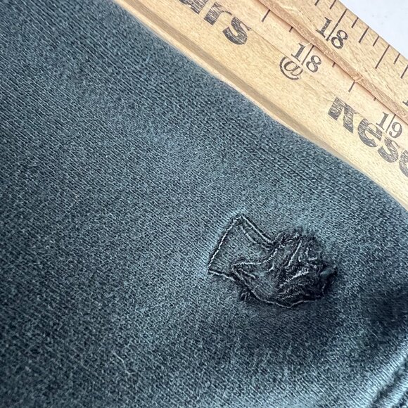 Born & Raised Streetwear Sweatshirt Men Large Black Faded Double Sided Hoodie - Picture 10 of 16